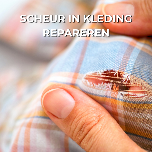 scheur repareren kleding